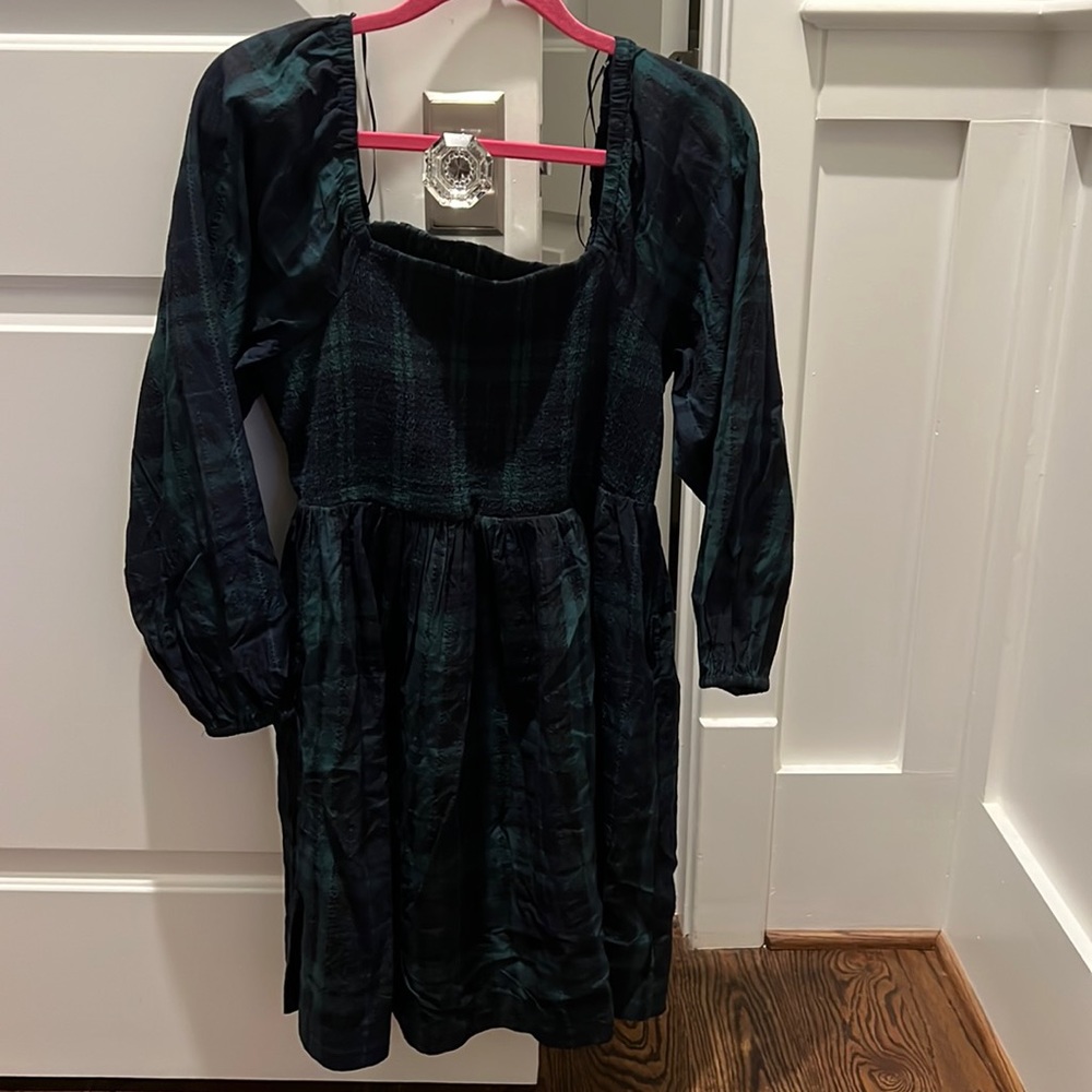 Plaid holiday dress